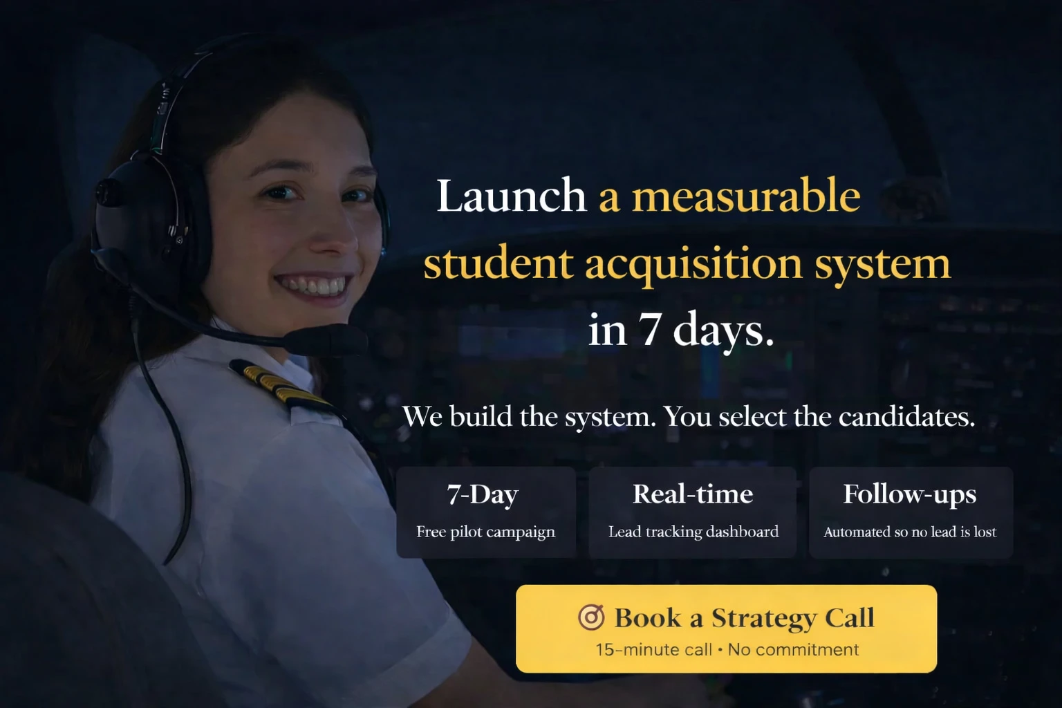 Pilot training cockpit